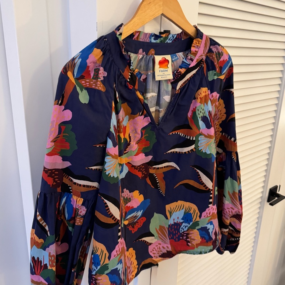 FARM Rio Multicolor Floral Blouse - Picture 2 of 4
